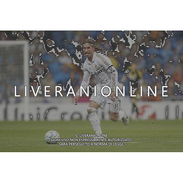 Real Madrid\'s Sergio Ramos and Apoel\'s during Champions League match on april 4th 2012. Photo: Cesar Cebolla / ALFAQUI /ALDO LIVERANI SAS - ITALY ONLY -