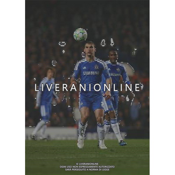 Chelsea\'s Branislav Ivanovic in action during his side\'s Champion\'s League quarter-final second leg clash against Benfica at Stamford Bridge in west London. Photo date: Tuesday April 4, 2012. Photo credit: Johnny Green ©photoshot/AGENZIA ALDO LIVERANI SAS - ITALY ONLY - Chelsea - Benfica quarti di finale UEFA Champions League gara di ritorno a Stamford Bridge il 4 aprile 2012 a Londra