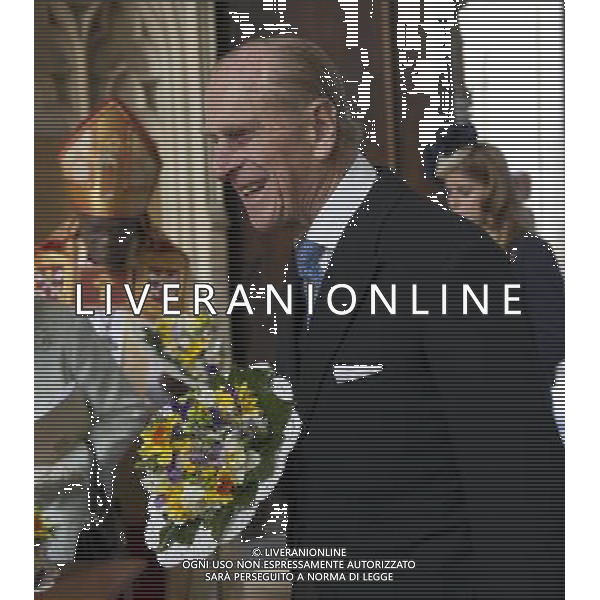 Her Majesty The Queen, accompanied by His Royal Highness The Duke of Edinburgh and Her Royal Highness Princess Beatrice of York attended the Royal Maundy Service at York Minster on Thursday the 5th April, 2012. ©PHOTOSHOT/AG ALDOLIVERANI SAS - ITALY ONLY -