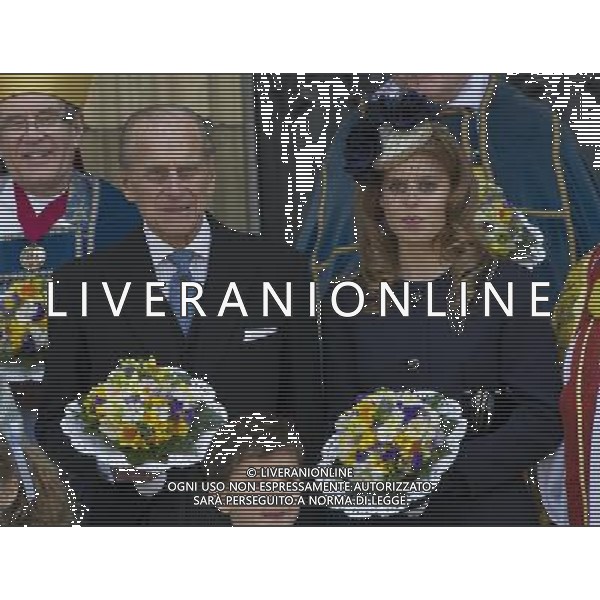 Her Majesty The Queen, accompanied by His Royal Highness The Duke of Edinburgh and Her Royal Highness Princess Beatrice of York attended the Royal Maundy Service at York Minster on Thursday the 5th April, 2012. ©PHOTOSHOT/AG ALDOLIVERANI SAS - ITALY ONLY -