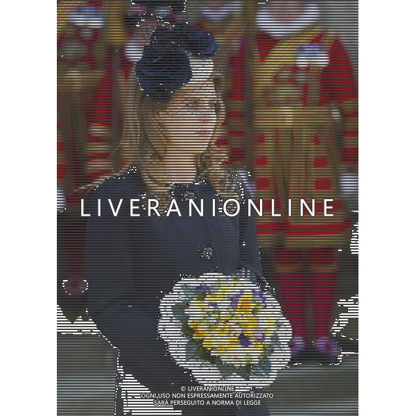 Her Majesty The Queen, accompanied by His Royal Highness The Duke of Edinburgh and Her Royal Highness Princess Beatrice of York attended the Royal Maundy Service at York Minster on Thursday the 5th April, 2012. ©PHOTOSHOT/AG ALDOLIVERANI SAS - ITALY ONLY -