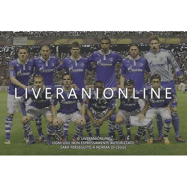 FC Schalke 04\'s team photo during Europa League match.April 5,2012. (ALTERPHOTOS/Acero) AG ALDO LIVERANI S A S ONLY ITALY