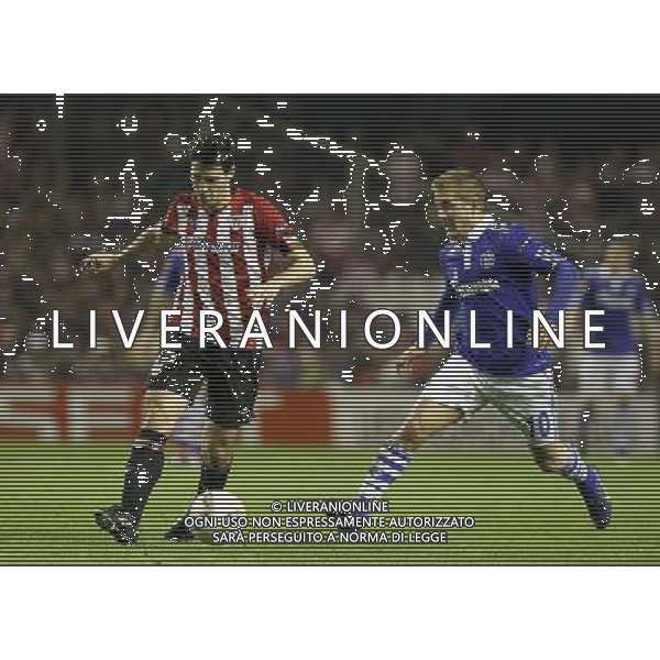 Athletic Club de Bilbao\'s Andoni Iraola (l) and FC Schalke 04\'s Lewis Holtby during Europa League match.April 5,2012. (ALTERPHOTOS/Acero) AG ALDO LIVERANI S A S ONLY ITALY