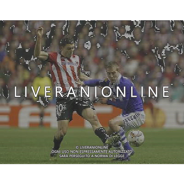 Athletic Club de Bilbao\'s Oscar de Marcos (l) and FC Schalke 04\'s Lewis Holtby during Europa League match.April 5,2012. (ALTERPHOTOS/Acero) AG ALDO LIVERANI S A S ONLY ITALY