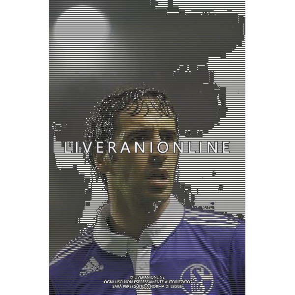 FC Schalke 04\'s Raul Gonzalez during Europa League match.April 5,2012. (ALTERPHOTOS/Acero) AG ALDO LIVERANI S A S ONLY ITALY