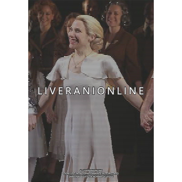 Elena Roger during the Broadway Opening Night Performance Curtain Call for \'EVITA\' at the Marquis Theatre in New York City on 4/5/2012 ©photoshotI/Agenzia Aldo Liverani Sas - ITALY ONLY - Il Musical \'Evita\' spettacolo teatrale in scena al Marquis Theatre di New York
