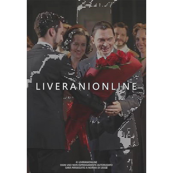 Michael Cerveris during the Broadway Opening Night Performance Curtain Call for \'EVITA\' at the Marquis Theatre in New York City on 4/5/2012 ©photoshotI/Agenzia Aldo Liverani Sas - ITALY ONLY - Il Musical \'Evita\' spettacolo teatrale in scena al Marquis Theatre di New York