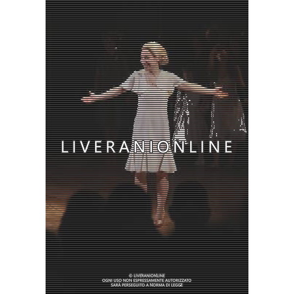 Elena Roger during the Broadway Opening Night Performance Curtain Call for \'EVITA\' at the Marquis Theatre in New York City on 4/5/2012 ©photoshotI/Agenzia Aldo Liverani Sas - ITALY ONLY - Il Musical \'Evita\' spettacolo teatrale in scena al Marquis Theatre di New York