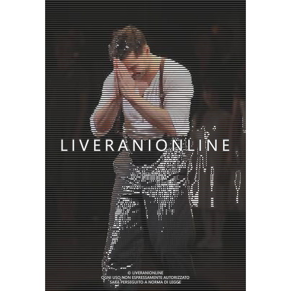 Ricky Martin during the Broadway Opening Night Performance Curtain Call for \'EVITA\' at the Marquis Theatre in New York City on 4/5/2012 ©photoshotI/Agenzia Aldo Liverani Sas - ITALY ONLY - Il Musical \'Evita\' spettacolo teatrale in scena al Marquis Theatre di New York