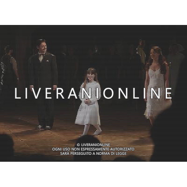 Max Von Essen, Maya Jade Frank \' Rachel Porter during the Broadway Opening Night Performance Curtain Call for \'EVITA\' at the Marquis Theatre in New York City on 4/5/2012 ©photoshotI/Agenzia Aldo Liverani Sas - ITALY ONLY - Il Musical \'Evita\' spettacolo teatrale in scena al Marquis Theatre di New York