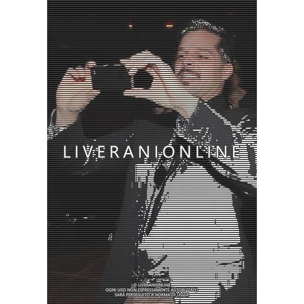 Ricky Martin attending the Broadway Opening Night Actors\' Equity Gypsy Robe Ceremony for recipient Matt Wall in \'EVITA\' at the Marquis Theatre in New York City on 4/5/2012 © Walter McBride/WM Photography ©photoshotI/Agenzia Aldo Liverani Sas - ITALY ONLY - Il Musical \'Evita\' spettacolo teatrale in scena al Marquis Theatre di New York