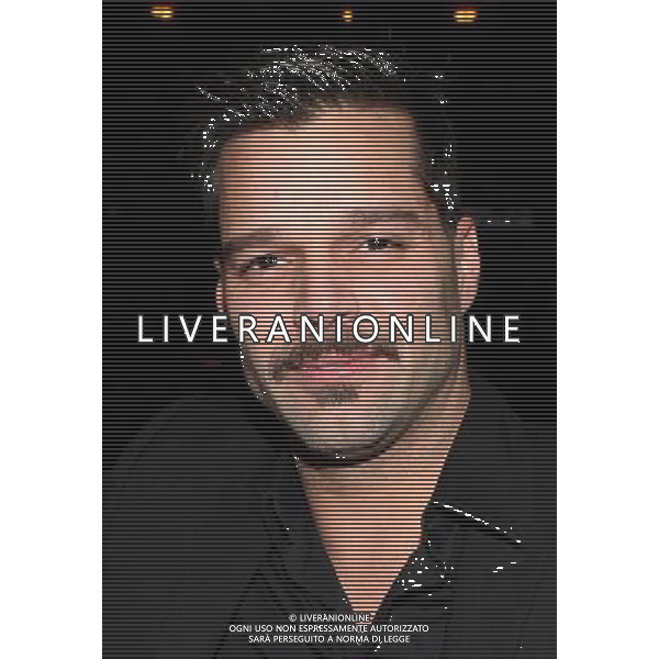 Ricky Martin attending the Broadway Opening Night Actors\' Equity Gypsy Robe Ceremony for recipient Matt Wall in \'EVITA\' at the Marquis Theatre in New York City on 4/5/2012 © Walter McBride/WM Photography ©photoshotI/Agenzia Aldo Liverani Sas - ITALY ONLY - Il Musical \'Evita\' spettacolo teatrale in scena al Marquis Theatre di New York