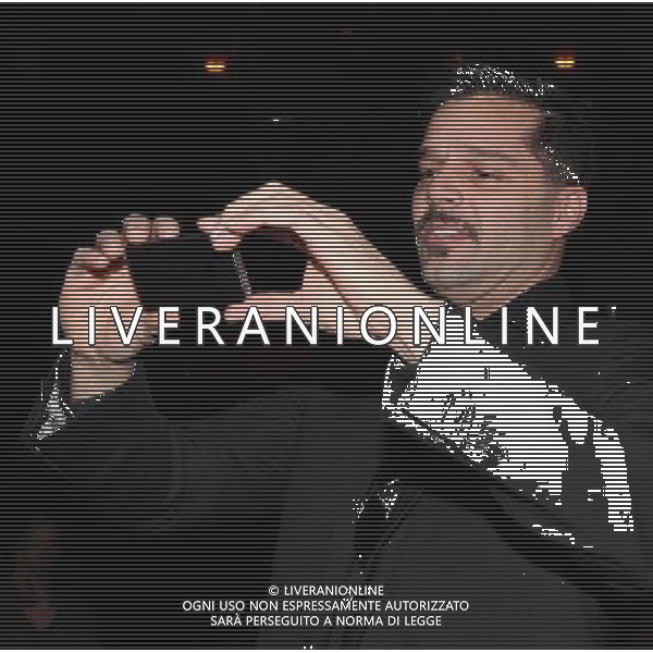 Ricky Martin attending the Broadway Opening Night Actors\' Equity Gypsy Robe Ceremony for recipient Matt Wall in \'EVITA\' at the Marquis Theatre in New York City on 4/5/2012 © Walter McBride/WM Photography ©photoshotI/Agenzia Aldo Liverani Sas - ITALY ONLY - Il Musical \'Evita\' spettacolo teatrale in scena al Marquis Theatre di New York