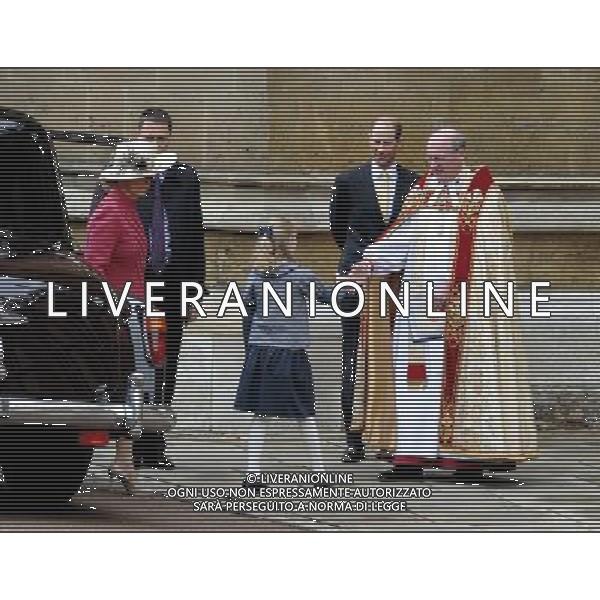 Earl and Countess Of Wessex and daughter Lady Louise arriving at the Easter Sunday Royal service at the St George\'s Chapel, Windsor Castle, Windsor, Berkshire, England 8th April 2012 ©photoshot/Agenzia Aldo Liverani Sas - ITALY ONLY - REALI INGLESI: Domenica di Pasqua Royal Service 2012 alla Cappella di San Giorgio, Castello di Windsor, Windsor, Berkshire, Inghilterra, 8 aprile 2012