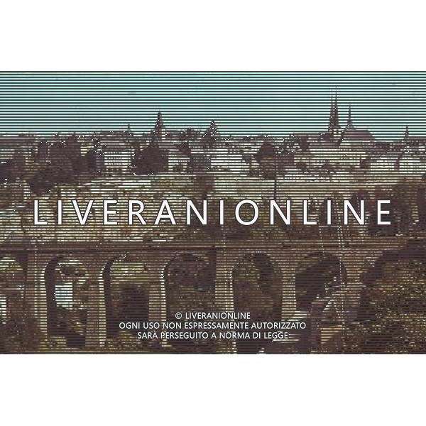 LUSSEMBURGO NELLA FOTO VIADUC DE CLAUSEN ARCHIVIO GIOVANNI LIVERANI-AG ALDO LIVERANI S A S