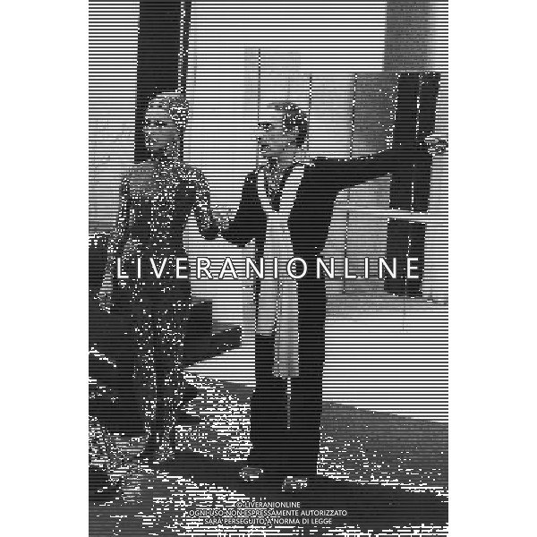 ARCHIVIO GIOVANNI LIVERANI NELLA FOTO SILVANA PAMPANINI CON DON LURIO AG ALDO LIVERANI S A S ONLY ITALY