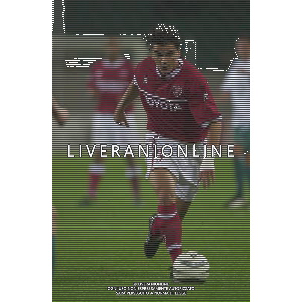 WOLFSBURG (GERMANIA) 26/08/2003 FINALE DI RITORNO INTERTOTO 2003 WOLFSBURG-PERUGIA NELLA FOTO:UNA DISCESA DEL GRECO LOMPOUTIS* FOTO 1905/ROBERTO SETTONCE/ALDO LIVERANI S.A.S.