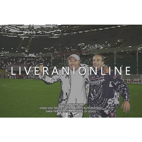 WOLFSBURG (GERMANIA) 26/08/2003 FINALE DI RITORNO INTERTOTO 2003 WOLFSBURG-PERUGIA NELLA FOTO:COSMI SASISEME A BULLETTI* FOTO 1905/ROBERTO SETTONCE/ALDO LIVERANI S.A.S.