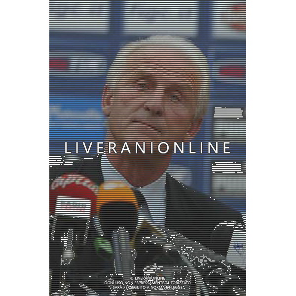 Lisbona, ( portogallo ) 23 / 06 / 2004 Conferenza stampa di Giovanni Trapattoni CT della Nazionale Italiana Nella foto: Giovanni Trapattoni ph Aldo Liverani 