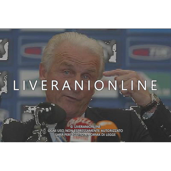 Lisbona, ( portogallo ) 23 / 06 / 2004 Conferenza stampa di Giovanni Trapattoni CT della Nazionale Italiana Nella foto: Giovanni Trapattoni ph Aldo Liverani 