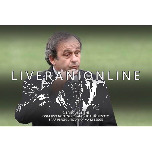 12.04.2012 WARSZAWA STADION NARODOWY ARENA MISTRZOSTW UEFA EURO 2012 OFICJALNA WIZYTA PREZYDENTA UEFA MICHELA PLATININIEGO W POLSCE WIZYTACJA STADIONU UEFA EURO 2012 NZ PLATINI MICHAEL MICHEL PLATINI VISITS NATIONAL STADIUM IN WARSAW FOTO KATARZYNA PLEWCZYNSKA/CYFRASPORT/NEWSPIX.PL --- Newspix.pl AG ALDO LIVERANI S A S ONLY ITALY *** Local Caption *** www.newspix.pl mail us: info@newspix.pl call us: 0048 022 23 22 222 --- Polish Picture Agency by Ringier Axel Springer Poland