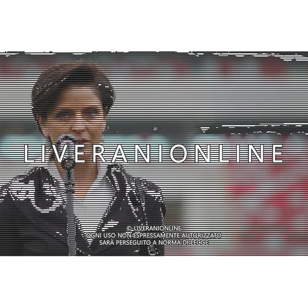 12.04.2012 WARSZAWA STADION NARODOWY ARENA MISTRZOSTW UEFA EURO 2012 OFICJALNA WIZYTA PREZYDENTA UEFA MICHELA PLATINIEGO W POLSCE WIZYTACJA STADIONU UEFA EURO 2012 NZ JOANNA MUCHA MICHEL PLATINI VISITS NATIONAL STADIUM IN WARSAW FOTO LUKASZ GROCHALA/CYFRASPORT/NEWSPIX.PL --- Newspix.pl AG ALDO LIVERANI S A S ONLY ITALY *** Local Caption *** www.newspix.pl mail us: info@newspix.pl call us: 0048 022 23 22 222 --- Polish Picture Agency by Ringier Axel Springer Poland