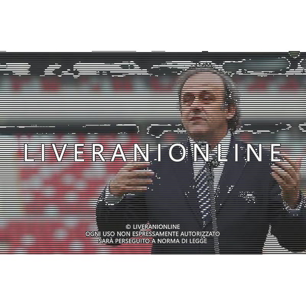 12.04.2012 WARSZAWA STADION NARODOWY ARENA MISTRZOSTW UEFA EURO 2012 OFICJALNA WIZYTA PREZYDENTA UEFA MICHELA PLATININIEGO W POLSCE WIZYTACJA STADIONU UEFA EURO 2012 NZ MICHAEL PLATINI MICHEL PLATINI VISITS NATIONAL STADIUM IN WARSAW FOTO LUKASZ GROCHALA/CYFRASPORT/NEWSPIX.PL --- Newspix.pl AG ALDO LIVERANI S A S ONLY ITALY *** Local Caption *** www.newspix.pl mail us: info@newspix.pl call us: 0048 022 23 22 222 --- Polish Picture Agency by Ringier Axel Springer Poland