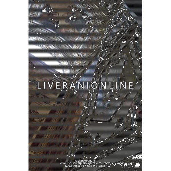 Roma, 23 / 06 / 2003 Basilica di San Giovanni Battista dei Fiorentini Restauro della Cappella che  stata realizzata cinquecento anni fa, sono state restaurate le quattro firme in nero degli artisti della Cappella Nella foto: La Cappella ph Leonardo Caval