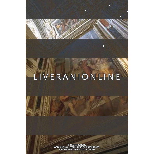 Roma, 23 / 06 / 2003 Basilica di San Giovanni Battista dei Fiorentini Restauro della Cappella che  stata realizzata cinquecento anni fa, sono state restaurate le quattro firme in nero degli artisti della Cappella Nella foto: la Cappella ph Leonardo Caval