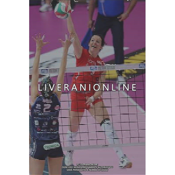 Monza - 13/04/2012 Campionato Italiano Pallavolo Femminile Finale Scudetto - Gara 4 MC Carnaghi Villa Cortese - Yamamay Busto Arsizio nella foto: Chiara Dall\'Ora (Yamamay Busto Arsizio) foto Roberto Garavaglia - ag. Aldo Liverani sas