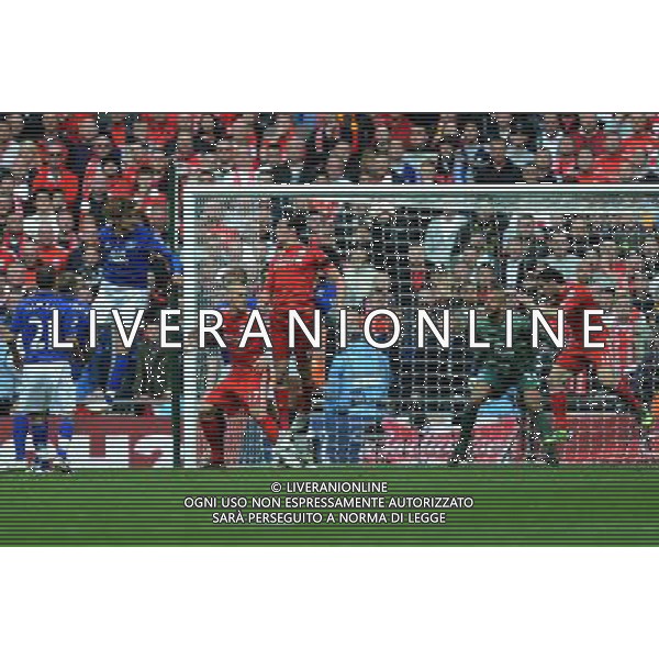Liverpool\'s Andy Carroll scores his sides second goal Football - FA Challenge Cup Semi Final - Liverpool v Everton - Saturday 14th April 2012 - Wembley - London å© CameraSport - 43 Linden Ave. Countesthorpe. Leicester. England. LE8 5PG - Tel: +44 (0) 116 277 4147 - admin@camerasport.com - www.camerasport.com AG ALDO LIVERANI S A S ONLY ITALY