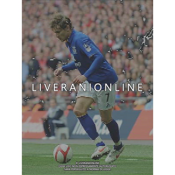 Everton\'s Nikica Jelavic in action during todays match Football - FA Challenge Cup Semi Final - Liverpool v Everton - Saturday 14th April 2012 - Wembley - London å© CameraSport - 43 Linden Ave. Countesthorpe. Leicester. England. LE8 5PG - Tel: +44 (0) 116 277 4147 - admin@camerasport.com - www.camerasport.com AG ALDO LIVERANI S A S ONLY ITALY