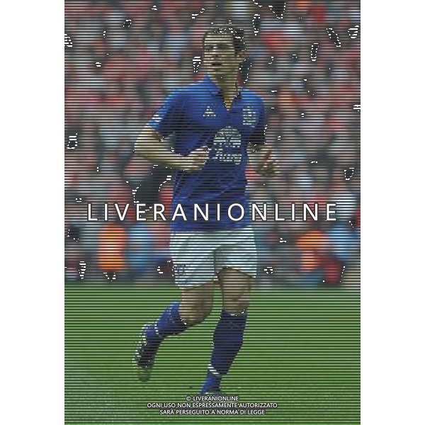 Everton\'s Leighton Baines in action during todays match Football - FA Challenge Cup Semi Final - Liverpool v Everton - Saturday 14th April 2012 - Wembley - London å© CameraSport - 43 Linden Ave. Countesthorpe. Leicester. England. LE8 5PG - Tel: +44 (0) 116 277 4147 - admin@camerasport.com - www.camerasport.com AG ALDO LIVERANI S A S ONLY ITALY