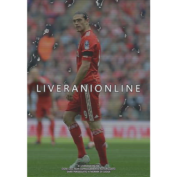 Liverpool\'s Andy Carroll in action during todays match Football - FA Challenge Cup Semi Final - Liverpool v Everton - Saturday 14th April 2012 - Wembley - London å© CameraSport - 43 Linden Ave. Countesthorpe. Leicester. England. LE8 5PG - Tel: +44 (0) 116 277 4147 - admin@camerasport.com - www.camerasport.com AG ALDO LIVERANI S A S ONLY ITALY