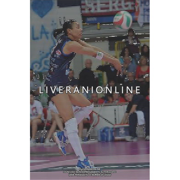 Busto Arsizio (VA) 15/04/2012 Campionato Italiano Pallavolo Femminile Finale Scudetto - Gara 5 Yamamay Busto Arsizio - MC Carnaghi Villa Cortese nella foto: Aurea Cruz (MC Carnaghi Villa Cortese) foto Roberto Garavaglia - ag. Aldo Liverani sas