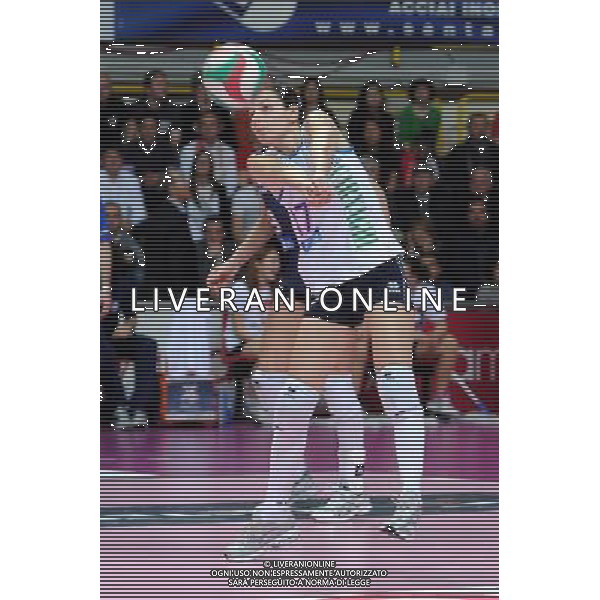 Busto Arsizio (VA) 15/04/2012 Campionato Italiano Pallavolo Femminile Finale Scudetto - Gara 5 Yamamay Busto Arsizio - MC Carnaghi Villa Cortese nella foto: Ramona Puerari (MC Carnaghi Villa Cortese) foto Roberto Garavaglia - ag. Aldo Liverani sas