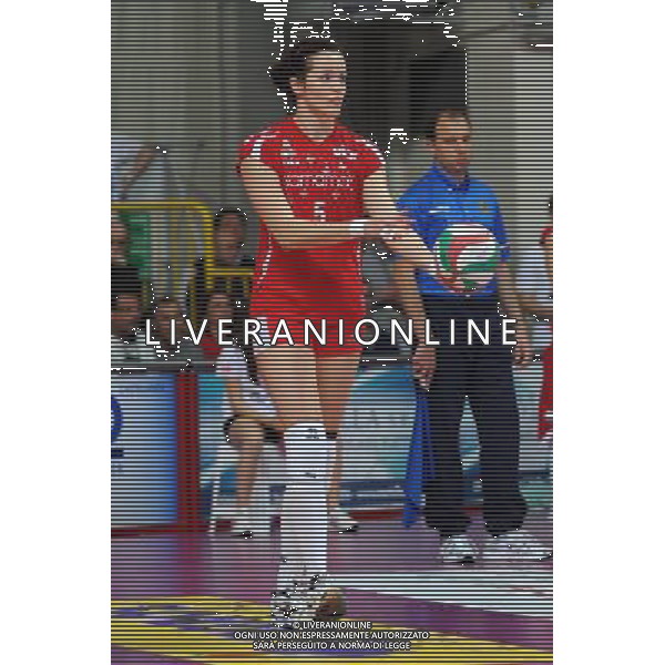 Busto Arsizio (VA) 15/04/2012 Campionato Italiano Pallavolo Femminile Finale Scudetto - Gara 5 Yamamay Busto Arsizio - MC Carnaghi Villa Cortese nella foto: Chiara Dall\'Ora (Yamamay Busto Arsizio) foto Roberto Garavaglia - ag. Aldo Liverani sas