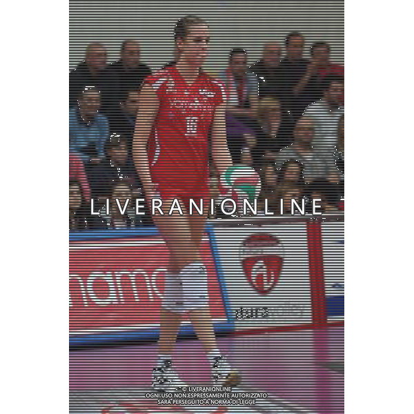 Busto Arsizio (VA) 15/04/2012 Campionato Italiano Pallavolo Femminile Finale Scudetto - Gara 5 Yamamay Busto Arsizio - MC Carnaghi Villa Cortese nella foto: Helena Havelkova (Yamamay Busto Arsizio) foto Roberto Garavaglia - ag. Aldo Liverani sas