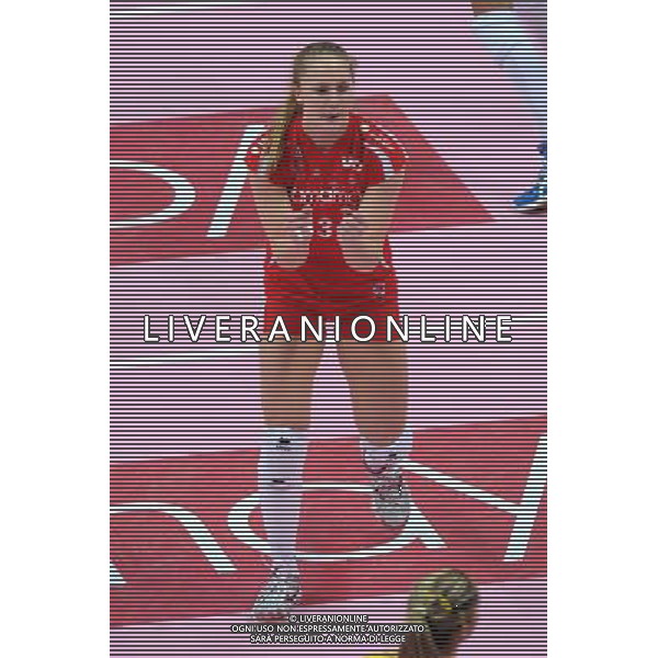 Busto Arsizio (VA) 15/04/2012 Campionato Italiano Pallavolo Femminile Finale Scudetto - Gara 5 Yamamay Busto Arsizio - MC Carnaghi Villa Cortese nella foto: Carli Lloyd (Yamamay Busto Arsizio) foto Roberto Garavaglia - ag. Aldo Liverani sas