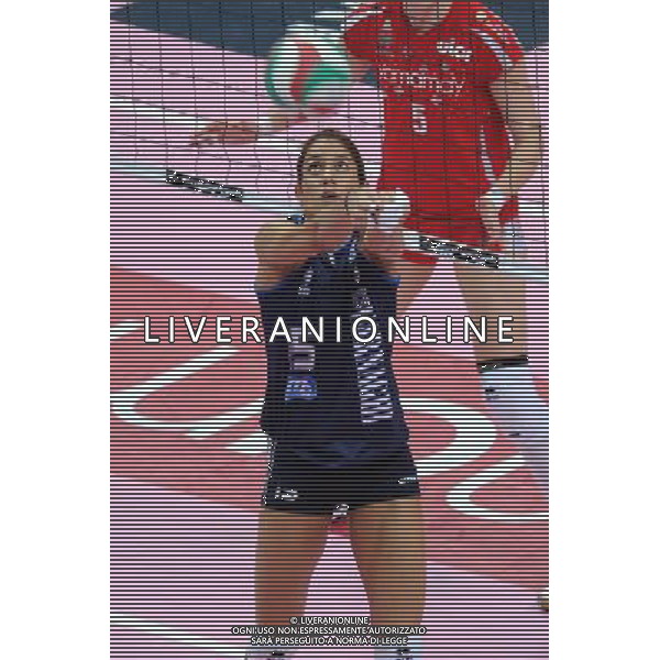Busto Arsizio (VA) 15/04/2012 Campionato Italiano Pallavolo Femminile Finale Scudetto - Gara 5 Yamamay Busto Arsizio - MC Carnaghi Villa Cortese nella foto: Makare Wilson (MC Carnaghi Villa Cortese) foto Roberto Garavaglia - ag. Aldo Liverani sas