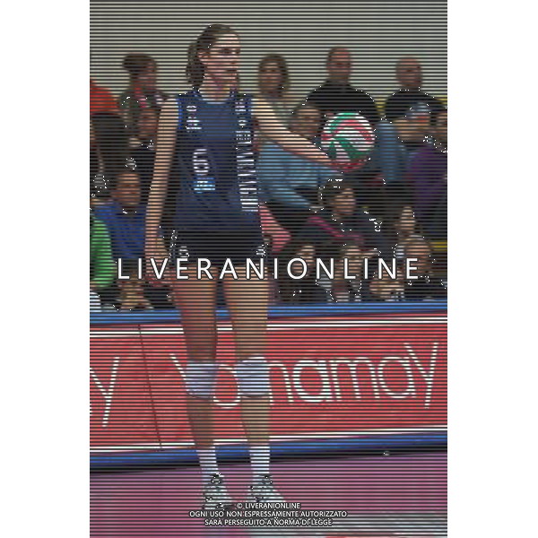 Busto Arsizio (VA) 15/04/2012 Campionato Italiano Pallavolo Femminile Finale Scudetto - Gara 5 Yamamay Busto Arsizio - MC Carnaghi Villa Cortese nella foto: Sarah Pavan (MC Carnaghi Villa Cortese) foto Roberto Garavaglia - ag. Aldo Liverani sas