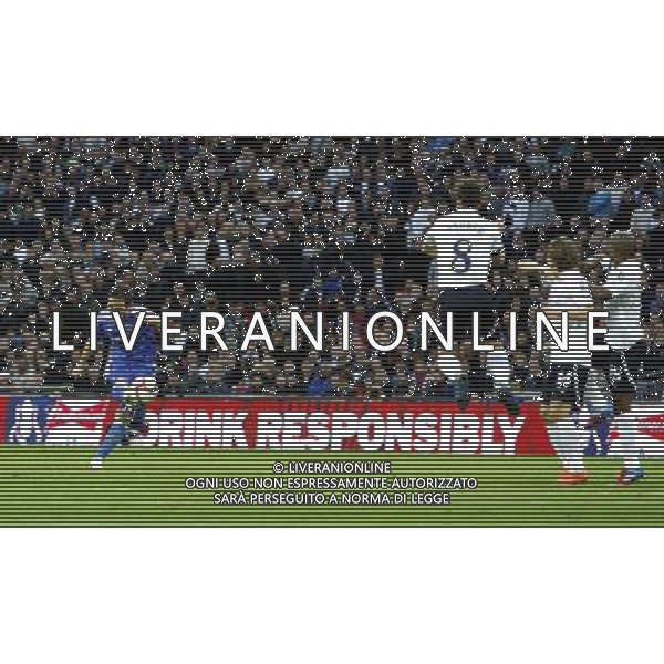 Chelsea\'s Frank Lampard scores his sides fourth goal 4-1 Football - FA Challenge Cup Semi Final - Tottenham Hotspur v Chelsea - Sunday 15th April 2012 - Wembley - London © CameraSport - 43 Linden Ave. Countesthorpe. Leicester. England. LE8 5PG - Tel: +44 (0) 116 277 4147 - admin@camerasport.com - www.camerasport.com AG ALDO LIVERANI S A S ONLY ITALY