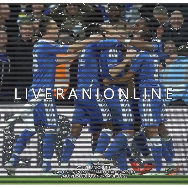 Chelsea\'s Frank Lampard celebrates scoring his sides fourth goal 4-1 Football - FA Challenge Cup Semi Final - Tottenham Hotspur v Chelsea - Sunday 15th April 2012 - Wembley - London © CameraSport - 43 Linden Ave. Countesthorpe. Leicester. England. LE8 5PG - Tel: +44 (0) 116 277 4147 - admin@camerasport.com - www.camerasport.com AG ALDO LIVERANI S A S ONLY ITALY