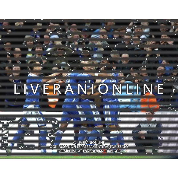 Chelsea\'s Frank Lampard celebrates scoring his sides fourth goal 4-1 Football - FA Challenge Cup Semi Final - Tottenham Hotspur v Chelsea - Sunday 15th April 2012 - Wembley - London © CameraSport - 43 Linden Ave. Countesthorpe. Leicester. England. LE8 5PG - Tel: +44 (0) 116 277 4147 - admin@camerasport.com - www.camerasport.com AG ALDO LIVERANI S A S ONLY ITALY