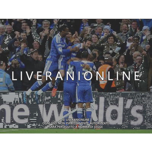 Chelsea\'s Frank Lampard celebrates scoring his sides fourth goal 4-1 Football - FA Challenge Cup Semi Final - Tottenham Hotspur v Chelsea - Sunday 15th April 2012 - Wembley - London © CameraSport - 43 Linden Ave. Countesthorpe. Leicester. England. LE8 5PG - Tel: +44 (0) 116 277 4147 - admin@camerasport.com - www.camerasport.com AG ALDO LIVERANI S A S ONLY ITALY