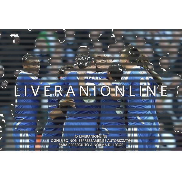 Chelsea\'s Didier Drogba celebrates scoring his sides first goal 1-0 Football - FA Challenge Cup Semi Final - Tottenham Hotspur v Chelsea - Sunday 15th April 2012 - Wembley - London © CameraSport - 43 Linden Ave. Countesthorpe. Leicester. England. LE8 5PG - Tel: +44 (0) 116 277 4147 - admin@camerasport.com - www.camerasport.com AG ALDO LIVERANI S A S ONLY ITALY