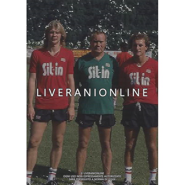 CALCIO - Trevor Francis ex caciatore inglese nella foto Trevor Francis Glenn Peter Stromberg nedo sonetti ph.RCHIVIO AGENZIA ALDO LIVERANI