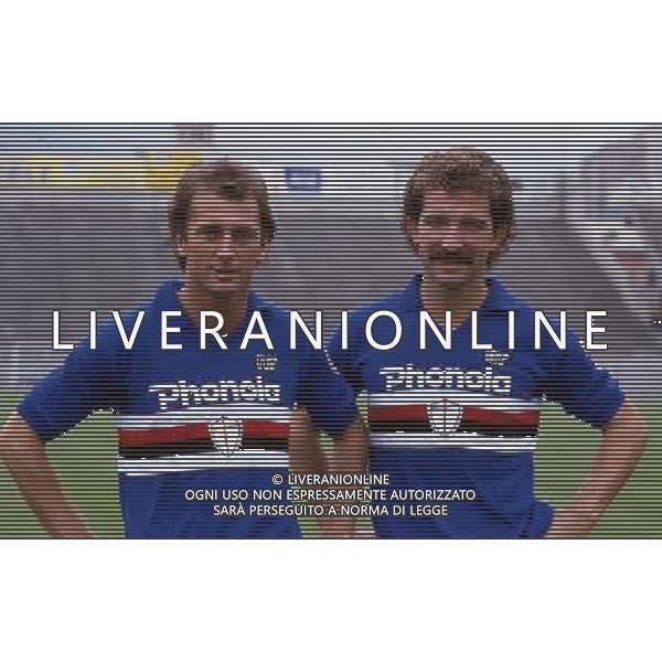 CALCIO - Trevor Francis ex caciatore inglese nella foto Trevor Francis Graeme Souness ph.ARCHIVIO AGENZIA ALDO LIVERANI