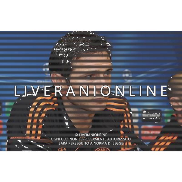Frank Lampard, Midfielder Chelsea FC, UEFA Champions League Press Conference, Chelsea FC v FC Barcelona, Stamford Bridge, London. 17.04.12 ©photoshot/AGENZIA ALDO LIVERANI SAS - ITALY ONLY - Conferenza Stampa Barcellona Champions League a Londra