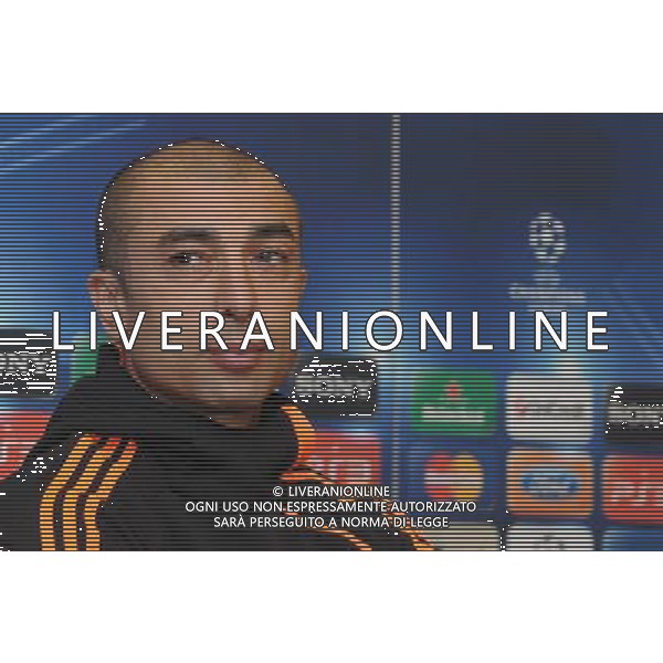 Roberto Di Matteo, Manager Chelsea FC, UEFA Champions League Press Conference, Chelsea FC v FC Barcelona, Stamford Bridge, London. 17.04.12 ©photoshot/AGENZIA ALDO LIVERANI SAS - ITALY ONLY - Conferenza Stampa Barcellona Champions League a Londra